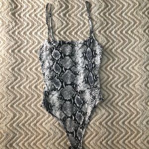 Snake skin bodysuit